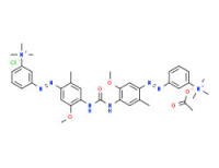 3,3'-[carbonylbis[imino(5-methoxy-2-methyl-p-phenylene)azo]]bis[N,N,N-trimethylanilinium] acetate chloride
