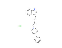 3-[4-(3,6-dihydro-4-phenyl-1(2H)-pyridyl)butyl]-1H-indole monohydrochloride