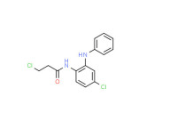 3-chloro-N-[4-chloro-2-(anilino)phenyl]propionamide
