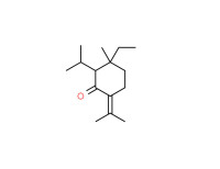 3-ethyl-2-(isopropyl)-6-(isopropylidene)-3-methylcyclohexan-1-one