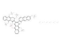 Hexapotassium 16,23-dihydronaphth[2',3':6,7]indolo[2,3-c]dinaphtho[2,3-a:2',3'-i]carbazole-5,10,15,17,22,24-hexyl hexasulphate