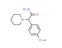 2-(4-methoxyphenyl)-2-piperidinoacetamide