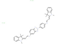 N-[(1,3-dihydro-1,3,3-trimethyl-2H-indol-2-ylidene)ethylidene]-2-[4-[[(1,3-dihydro-1,3,3-trimethyl-2H-indol-2-ylidene)ethylidene]amino]phenyl]-1H-benzotriazole-5-amine dihydrochloride