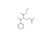 Ethyl (±)-ß-oxo-a-(3-oxobutyl)-4-pyridylpropionate