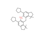 4,4'-methylenebis[6-cyclopentyl-3,3-dimethylindan-5-ol]