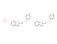 1,3,3-trimethyl-2-[[methyl(p-tolyl)hydrazono]methyl]-3H-indolium sulphate (2:1)