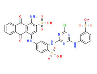1-amino-4-[3-[[4-chloro-6-(3-sulfoanilino)-1,3,5-triazin-2-yl]amino]-4-sulfoanilino]-9,10-dioxoanthracene-2-sulfonic acid