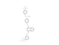 3-[[4-[[4-[ethyl[(4-sulphophenyl)methyl]amino]phenyl]azo]-1-naphthyl]azo]benzenesulphonic acid