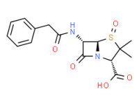 [2S-(2a,4ß,5a,6a)]-3,3-dimethyl-7-oxo-6-(phenylacetamido)-4-thia-1-azabicyclo[3.2.0]heptane-2-carboxylic acid 4-oxide