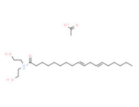 Bis(2-hydroxyethyl)(octadeca-9,12-dienoyl)ammonium acetate