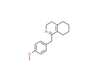 3,4,5,6,7,8-hexahydro-1-[(4-methoxyphenyl)methyl]isoquinoline