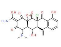 2-Naphthacenecarboxamide, 11a-chloro-4-(dimethylamino)-1,4,4a,5,5a,6,11,11a,12,12a-decahydro-3,5,10,12a-tetrahydroxy-6-methylene-1,11,12-trioxo-, [4S-(4a,4aa,5a,5aa,11aß,12aa)]-