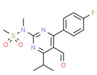 N-[4-(4-Fluorophenyl)-5-formyl-6-isopropylpyrimidin-2-yl]-N-methylmethanesulfonamide