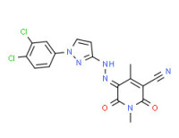 5-[[1-(3,4-dichlorophenyl)-1H-pyrazol-3-yl]azo]-1,2-dihydro-6-hydroxy-1,4-dimethyl-2-oxonicotinonitrile