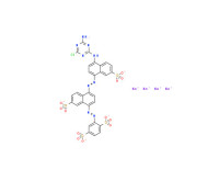 Tetrasodium 2-[[4-[[4-[(4-amino-6-chloro-1,3,5-triazin-2-yl)amino]-7-sulphonato-1-naphthyl]azo]-7-sulphonato-1-naphthyl]azo]benzene-1,4-disulphonate