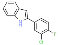 2-(3-chloro-4-fluorophenyl)-1H-indole