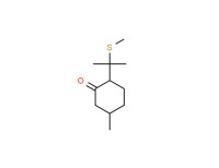 5-methyl-2-[1-methyl-1-(methylthio)ethyl]cyclohexan-1-one