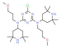 6-chloro-N,N'-bis(3-methoxypropyl)-N,N'-bis(2,2,6,6-tetramethyl-4-piperidyl)-1,3,5-triazine-2,4-diamine