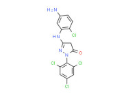 5-(5-amino-2-chloroanilino)-2-(2,4,6-trichlorophenyl)-1H-pyrazol-3-one
