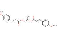 1-methyl-1,2-ethanediyl bis(p-methoxycinnamate)