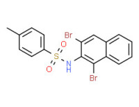 N-(1,3-dibromo-2-naphthyl)-p-toluenesulphonamide