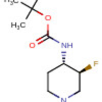 tert-butyl N-[trans-3-fluoropiperidin-4-yl]carbamate