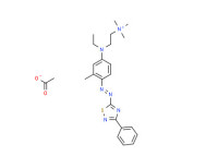 [2-[ethyl[3-methyl-4-[(3-phenyl-1,2,4-thiadiazol-5-yl)azo]phenyl]amino]ethyl]trimethylammonium acetate