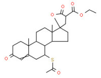 Ethyl hydrogen 7a-(acetylthio)-17a-hydroxy-3-oxopregn-4-ene-21,21-dicarboxylate ?-lactone