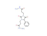 2,4-dioxo-5-phenylimidazolidine-1,3-di(propionohydrazide)