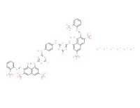 Hexapotassium 4,4'-[1,4-phenylenebis[imino(6-chloro-1,3,5-triazine-4,2-diyl)imino]]bis[5-hydroxy-6-[(2-sulphonatophenyl)azo]naphthalene-2,7-disulphonate]