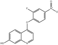 4-(2-fluoro-4-nitrophenoxy)quinolin-7-ol hydrochloride