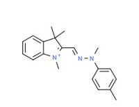 1,3,3-trimethyl-2-[[methyl(p-tolyl)hydrazono]methyl]-3H-indolium acetate