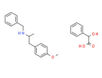 (R)-N-benzyl-1-(4-methoxyphenyl)propan-2-amine (S)-2-hydroxy-2-phenylacetate