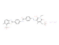 Disodium 2-[4-[[4-[[1-ethyl-1,6-dihydro-2-hydroxy-4-methyl-6-oxo-5-(sulphonatomethyl)-3-pyridyl]azo]benzoyl]amino]phenyl]-6-methylbenzothiazole-7-sulphonate
