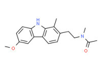 N-[2-(6-methoxy-1-methyl-9H-carbazol-2-yl)ethyl]-N-methylacetamide