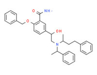 2-(benzyloxy)-5-[1-hydroxy-2-[(a-methylbenzyl)(1-methyl-3-phenylpropyl)amino]ethyl]benzamide