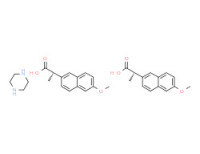 (S)-6-methoxy-a-methylnaphthalene-2-acetic acid, compound with piperazine (2:1)