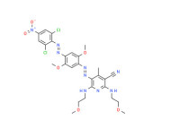 5-[[4-[(2,6-dichloro-4-nitrophenyl)azo]-2,5-dimethoxyphenyl]azo]-2,6-bis[(2-methoxyethyl)amino]-4-methylnicotinonitrile