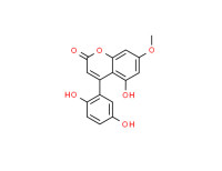 4-(2,5-dihydroxyphenyl)-5-hydroxy-7-methoxy-2-benzopyrone