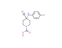 Methyl 4-cyano-4-[(4-fluorophenyl)amino]piperidine-1-carboxylate