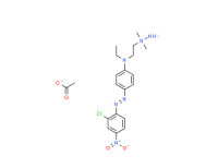 1-[2-[[4-[(2-chloro-4-nitrophenyl)azo]phenyl]ethylamino]ethyl]-1,1-dimethylhydrazinium acetate