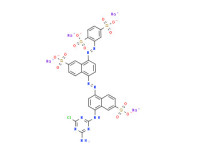 Tetrasodium 2-[[4-[[4-[(4-amino-6-chloro-1,3,5-triazin-2-yl)amino]-6-sulphonato-1-naphthyl]azo]-7-sulphonato-1-naphthyl]azo]benzene-1,4-disulphonate