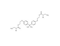 (isopropylidene)bis(p-phenyleneoxyethylene) bis(2-bromobutyrate)