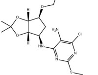 Ethanol, 2-[[(3aR,4S,6R,6aS)-6-[[5-amino-6-c hloro-2-(propylthio) -4-pyrimidinyl]amino]tetrahydro-2,2 -dimethyl-4H-cyclopenta-1,3-dioxol- 4-yl]oxy]-