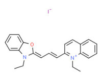 1-ethyl-2-[3-(3-ethyl-3H-benzoxazol-2-ylidene)prop-1-enyl]quinolinium iodide