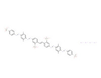 Tetrasodium 4,4'-bis[[2,5-dimethyl-4-[(4-sulphonatophenyl)azo]phenyl]azo]stilbene-2,2'-disulphonate