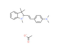 2-[2-[4-(dimethylamino)phenyl]vinyl]-1,3,3-trimethyl-3H-indolium acetate