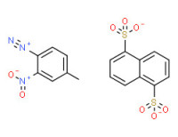 4-methyl-2-nitrobenzenediazonium naphthalene-1,5-disulphonate (1:1)
