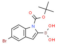 1-BOC-5-bromoindole-2-boronic acid