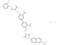 [1,1'-Biphenyl]-3,3'-dicarboxylic acid, 4-[[4,5-dihydro-3-methyl-5-oxo-1-(6-sulfo-2-naphthalenyl)-1H-pyrazol-4-yl]azo]-4'-[[1-[[(2-methoxyphenyl)amino]carbonyl]-2-oxopropyl]azo]-, potassium sodium salt